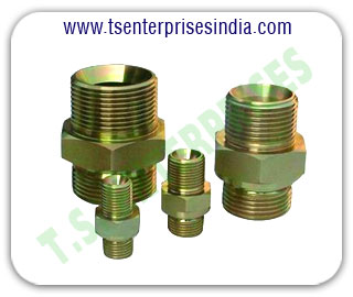 Hydraulic Adaptors Hydraulic Union Hydraulic hose pipe Hex Nipple Hydraulic Hose Pipe Fitting Adaptors manufacturers suppliers in india punjab ludhiana