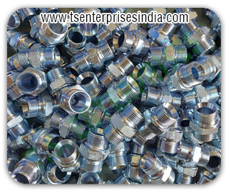 Hydraulic Adaptors Hydraulic Union Hydraulic hose pipe Hex Nipple Hydraulic Hose Pipe Fitting Adaptors manufacturers suppliers in india punjab ludhiana