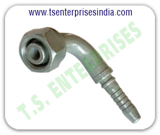 Hydraulic Bends 90 degree Hydraulic Female Bends 45 degree Hydraulic hose pipe fitting Bends manufacturers suppliers in india punjab ludhiana