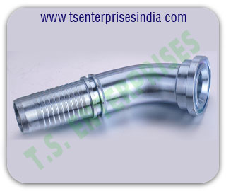 Hydraulic Bends 90 degree Hydraulic Female Bends 45 degree Hydraulic hose pipe fitting Bends manufacturers suppliers in india punjab ludhiana