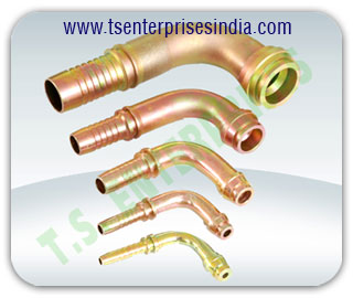 Hydraulic Bends 90 degree Hydraulic Female Bends 45 degree Hydraulic hose pipe fitting Bends manufacturers suppliers in india punjab ludhiana